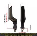 2pcs motorcycle turn signals Light indicator 12v running indicator for all bikes - Image 2