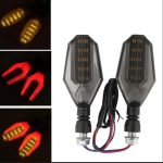 2Pcs Motorbike Universal LED Indicator With  DRL And Yellow Parking Light For all bikes (Random Color) - Image 5