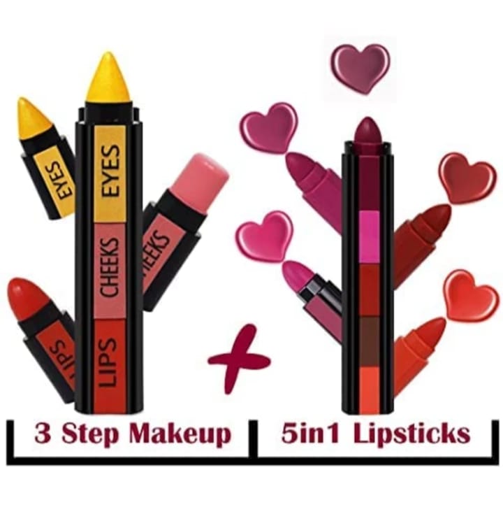 WhatsApp-Image-2024-05-13-at-2.47.37-PM.jpeg 3 in 1 HUDA Beauty Professional Eyes Cheeks Lips (Lipsticks) - Image 1