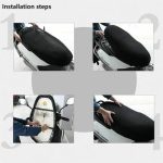 Universal motor bike motorcycle cool mesh 10mm XXL net design seat cover sunscreen cushion bike seat protector sun block heat insulation water rain proof mesh pad for all motorbikes - Image 3