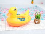 Duck Baby Floats Tube, Inflatable Duck Pool Float, Baby Floating Seat, Children Swim Ring, Kids Inflatable Floats, Yellow Duck Seat Boat for Toddler - Image 3