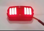 Universal Motorbike Back Light With Indicator DRL Audi Style - Image 4