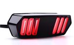 Universal Motorbike Back Light With Indicator DRL Audi Style - Image 2