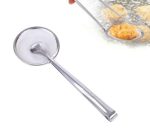 2 IN 1 FRYING TONG | Imported Small Multi-functional 2 in 1 Fry Tool Filter Spoon Strainer With Clip, Oil Frying BBQ Filter Stainless Steel Mesh - Image 5
