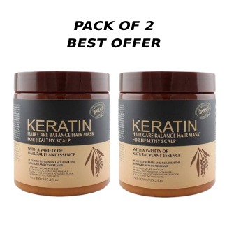 WhatsApp-Image-2024-07-01-at-12.35.48-AM.jpeg Pack Of 2 | Keratin Hair Mask Treatment 500ml: The Key to Stronger, Healthier Hair - Image 1