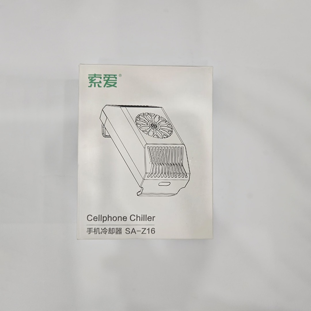 WhatsApp-Image-2024-07-03-at-5.54.55-PM.jpeg Z16 Mobile Phone Cooler | Mobile Cooling Radiator | Cooling Fan | Gaming Fan | Mobile Cooler FanĀ - Image 1