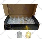 Pack of 24 Warm White Flameless Led Tealight Candle Decorative Battery Operated Tea Lights - Image 3