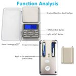 Mini Electronic Scales High Precision Pocket Digital Scale for Gold Sterling Jewelry Balance Gram For Kitchen Scale 500gx0.1g - Image 4