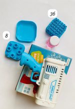 36 / 8 hole bazooka bubble Water gun | Bazooka Water Bubble Gun Toy for Kids, toddlers | Out door Fun Water Spray Gun (Random color) - Image 2