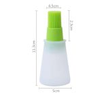 Portable Silicone Oil Bottle with Brush | Grill Oil Brushes for Kitchen Baking BBQ Tool Kitchen Tools for BBQ (Random color) - Image 4