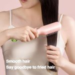 Self Cleaning Magic Hair Brush, One-click Cleaning Telescopic Hair Comb – (Random Color) ( Without Box ) - Image 5