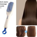 Self Cleaning Magic Hair Brush, One-click Cleaning Telescopic Hair Comb – (Random Color) ( Without Box ) - Image 3