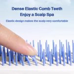 Self Cleaning Magic Hair Brush, One-click Cleaning Telescopic Hair Comb – (Random Color) ( Without Box ) - Image 2