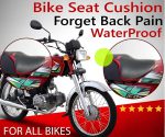 Best Bike Seat Cushion for Back Pain Red Black Waterproof Universal Relaxer Bike Seat Cushion and Motorcycle Seat Cover for all bikes( Red Black ) - Image 2