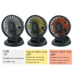 Portable Car Cooling Fan | Multi-Angle Rotatable with USB cable for Car Truck SUV RV 5V USB Powered - Image 5