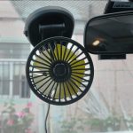Portable Car Cooling Fan | Multi-Angle Rotatable with USB cable for Car Truck SUV RV 5V USB Powered - Image 2