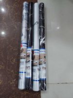 Deal (pack of 2 )Self Adhesive Sheet for Kitchen / Waterproof Anti Oil & Heat Resistant Wallpaper Sheet (Black and white)Size 45Ã—200 - Image 5