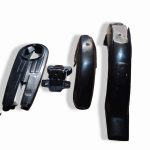 (Pack of 4) Unbreakable Plastic mudguards set plus chain cover and back light stand  for all 70cc bikes - Image 2
