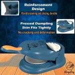 2 in 1 Dumpling Wrapper Tool Food Grade Manual Dumpling Maker Mold - Without Box (Random color) - Image 2