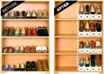 Pack of 2 Double Layer Adjustable Shoe Bracket Storage Shoe Rack | 2 In 1 Foldable Shoe Holder Space Saving (Random color) - Image 3