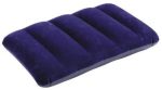Inflatable Flocked Velvet Camping Sleeping Travel Pillow - Image 2