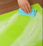 Big Size Silicone Baking Roti Mat With Measurements Heat Resistant Cookie Sheet Oven Liner | Non Stick Flour Rolling Mat | Baking Mat Kneading Dough Pad (Random Color) - Image 4
