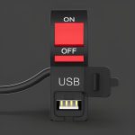 On/Off & USB port 2 Amp 5 V universal switch for bike, Extra external on off button. extra lights switch - Image 4