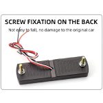 1 pc  LED Motorcycle Light Moto Rear Lights 40 LED Dual Color Light Guide Flow Direction Turning Brake Tail Lamp