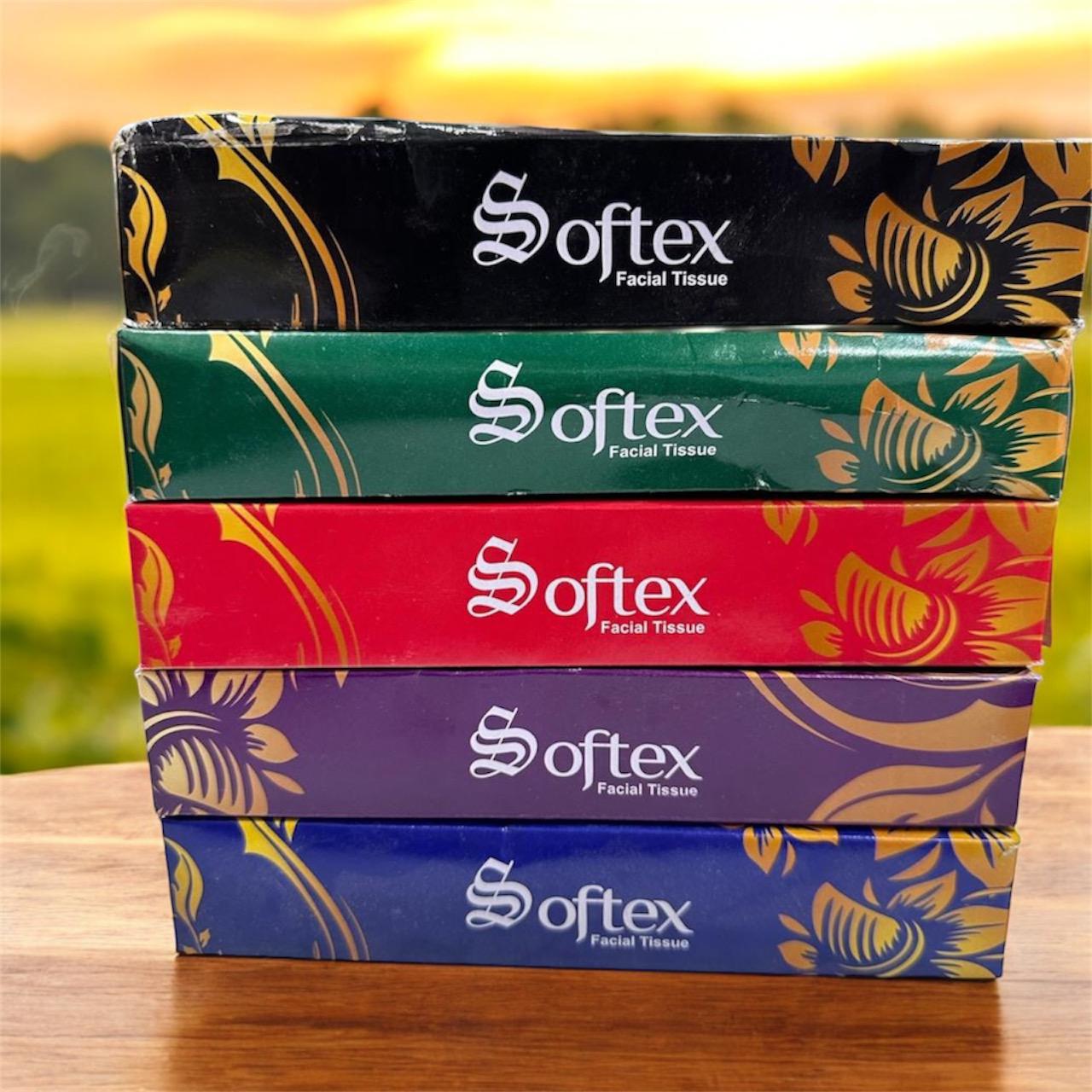 WhatsApp-Image-2024-09-10-at-3.58.45-PM.jpeg Pack Of 5 Softex Facial Tissue Box – 50 Pulls Per Box - Image 1