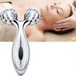3D Face Massager Roller – 360° Rotation Handheld Y-Shape Plastic Tool for Face Lifting, Anti-Wrinkle, Skin Firming, and Full Body Relaxation | NM-091 ( Random Color ) - Image 3