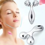 3D Face Massager Roller – 360° Rotation Handheld Y-Shape Plastic Tool for Face Lifting, Anti-Wrinkle, Skin Firming, and Full Body Relaxation | NM-091 ( Random Color ) - Image 2