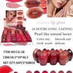 ( Pack of 6) Crazy Girl 24 Hours High Pigment Lipgloss,