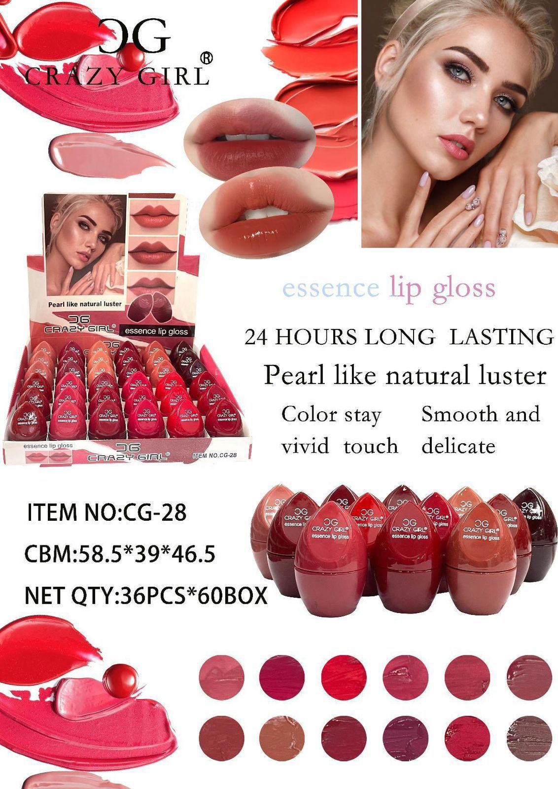 WhatsApp-Image-2024-09-15-at-12.02.39-PM-1.jpeg ( Pack of 6) Crazy Girl 24 Hours High Pigment Lipgloss, - Image 1