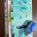 Puzzle Track Car Play Set / DIY Building Block Train Rail Car Toy Puzzle Race Track (random design )