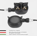 Pack of 2 pcs Owl Style Dual Color Motorcycle Driving Headlight, Turn Signals Light, Fog Lamp for all bikes (Random Color) - Image 4
