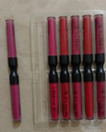 6 Pcs Set Matte and shiny dual lip gloss