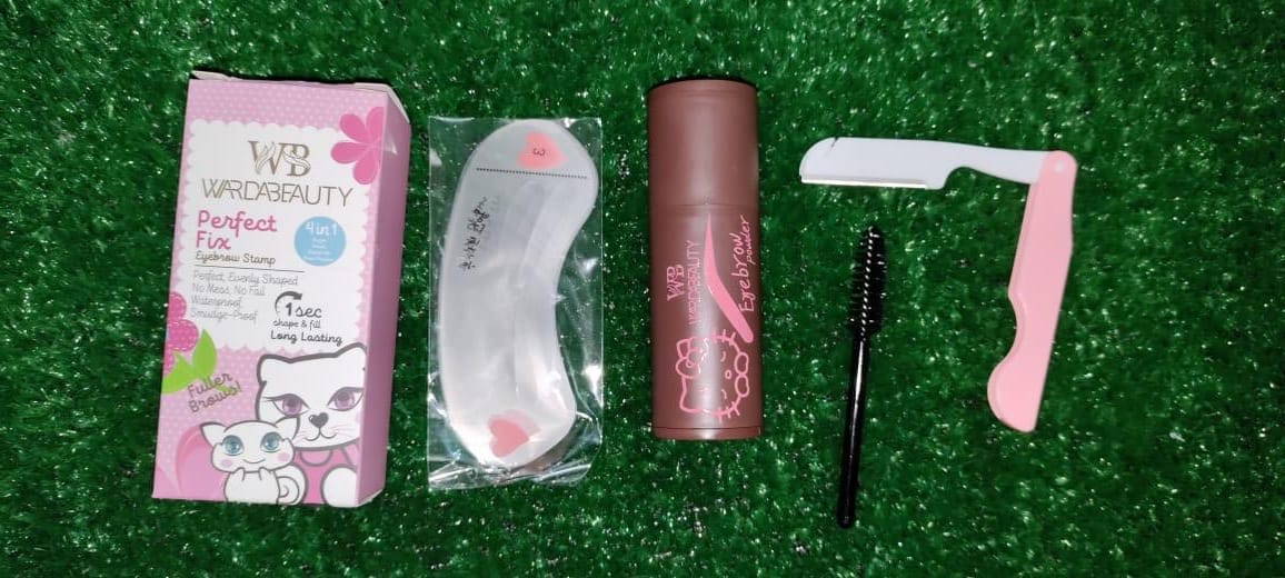 WhatsApp-Image-2024-09-29-at-8.53.50-PM.jpeg 3 in 1 Eye brow Deal eyebrow stamp, Eye brow pencil, eyebrow razor tinkle - Image 1