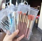 8 Pieces Cute Mini Brushes Pack  (random color) - Image 2