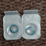 Aqua green lens