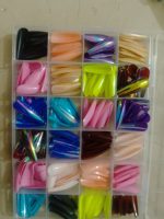 288 PCs colorful and Shiny nails box (Random Color) - Image 3