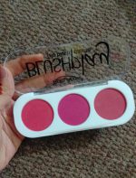 3 Color Makeup Blush Palette Mineral Powder Red Rouge Long Lasting Natural Cheek Blusher (random color) - Image 2