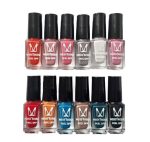 Pack Of 6 Miss rose peel off nail polish - Image 4