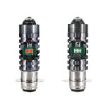 Bike LED Headlight Bulb with 5 Function- Police Light Red, Blue White and Yellow Light with Police Flasher CD70 CG125 Motor bike - Image 4