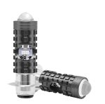 Bike LED Headlight Bulb with 5 Function- Police Light Red, Blue White and Yellow Light with Police Flasher CD70 CG125 Motor bike - Image 3