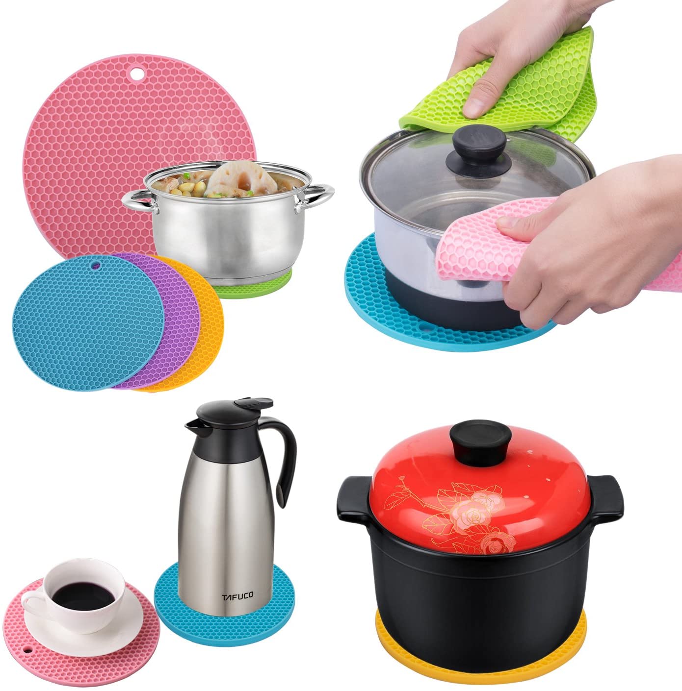 WhatsApp-Image-2024-10-17-at-9.14.35-PM.jpeg Multifunction Original Heat Resistant Silicone Mat Nonslip Pads Pot Holder Table Place mat (random color) - Image 1