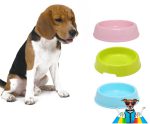 round  Shaped food bowl Pet Plastic food bowl (Random Color)  8 inch - Image 3