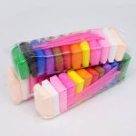 Molding Air dey Clay for kids Super Clay  Clay Multi colors a set - Image 3