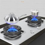 Gas stove Burner Stand Non slip bracket 3D windproof hood Gas cooker universal accessories Anti skid gas burner parts Cast iron cook top parts(1 PCs ) - Image 2