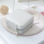 Travel Leather Pocket Jewellery Organizer With Box (Mix/Random color) - Image 3