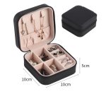 Travel Leather Pocket Jewellery Organizer With Box (Mix/Random color) - Image 2